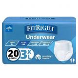 3XL INCONTINENCE UNDERWEAR