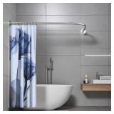 ADJUSTABLE CORNER SHOWER ROD