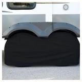 RV DUAL AXLE WHEEL COVERS