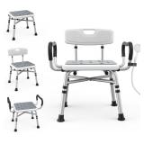 ADJUSTABLE HEAVY DUTY SHOWER CHAIR