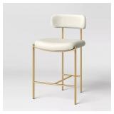 36" BRASS LEG COUNTER BARSTOOL