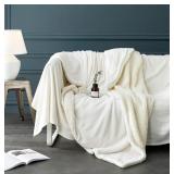 KING SZ SHERPA FLEECE BED BLANKET