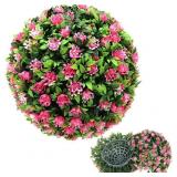 PAIR 12 IN TOPIARY BALLS