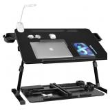 COOLING FAN LAP DESK W/ LIGHT