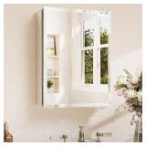 14X18 BEVELED MIRROR MEDICINE CABINET