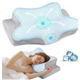 MEMORY FOAM CERVICAL NECK PILLOW
