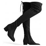 SZ 10 WOMENS OVER THE KNEE BOOTS
