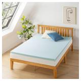 TWIN MEMORY FOAM MATTRESS TOPPER