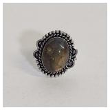 SZ 7 LABRADORITE RING