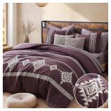 KING 7PC EMBROIDERED COMFORTER SET