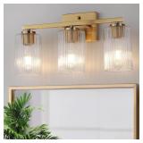 GOLD BATHROOM VANITY LIGHT