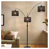 3-LIGHT DIMMABLE ARC FLOOR LAMP