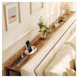 79" SOFA TABLE W/OUTLETS