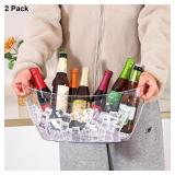 PAIR 17" BEVERAGE TUBS