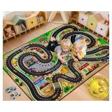 5X7 RACE TRACK KIDS RUG