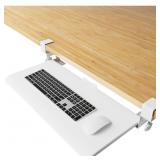 LRG WHITE KEYBOARD TRAY