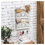 16" WALL MOUNT KEY & MAIL HOLDER