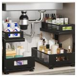 2PK UNDER SINK PULL OUT ORGANIZERS