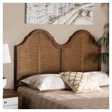 KING RATTAN  HEADBOARD