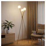 MOD TRIPOD FLOORLAMP **MISSING GLOBES