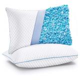 PAIR KING MEMORY FOAM PILLOWS