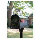 STEEL BLACK MAILBOX