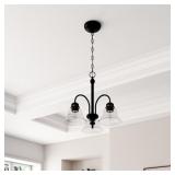 FARMHOUSE 3 LIGHT CHANDELIER