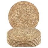 6 PK 14" ROUND WOVEN PLACEMETS