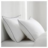 PAIR STANDARD BED PILLOWS