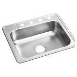 25X22X6 SINGLE BOWL DROP-IN SINK