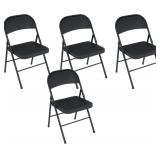 4PK METAL FOLDING CHAIRS
