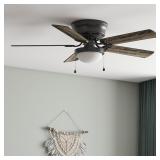 52" 5-BLADE FLUSH MOUNT CEILING FAN