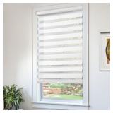 25X72 CORDLESS ZEBRA ROLLER SHADE