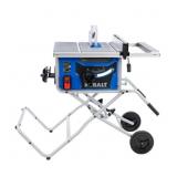 10" 15AMP 120V TABLE SAW W/ ROLLING STAND