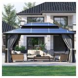 12FTx20FT HARDTOP METAL GAZEBO