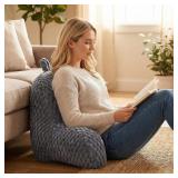 15" FAUX FUR READING PILLOW