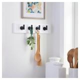 4-HOOK DECORATIVE HOOK & RAIL