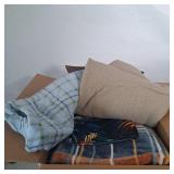 BOX OF BLANKETS