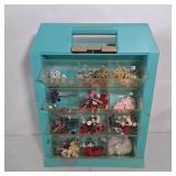 CRAFT STORAGE WITH SATIN ROSES