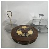 VINTAGE SERVING TRAYS