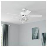 52' CEILING FAN W/LIGHT