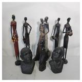AFRICAN STYLE FIGURINES