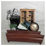 ASSORTED SHELVING & DECOR
