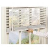 32 X 72 CORDLESS FAUX WOOD BLINDS