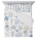 KING NAUTICAL COMFORTER SET