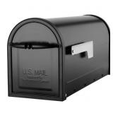 STEEL POST MOUNT MAILBOX