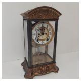 ANTIQUE ANSONIA CRYSTAL REGULATOR CLOCK