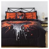6PC TWIN BASKETBALL COMFORTER SET