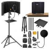 MICROPHONE ISOLATION SHIELD STAND