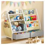 KIDS BOOKSHELF & TOY STORAGE